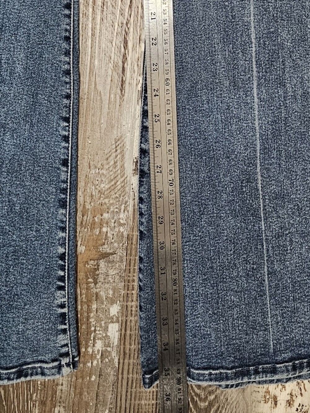 MOTHER The Super Cruiser High Rise Flare Jeans 27 Going In Circles Ombre - Picture 10 of 10